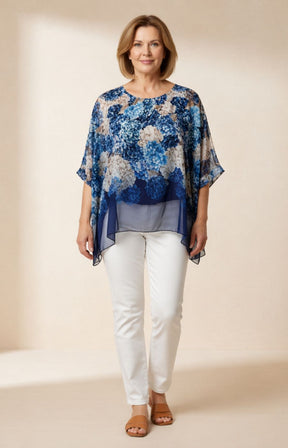 Layla Blouse in Navy 