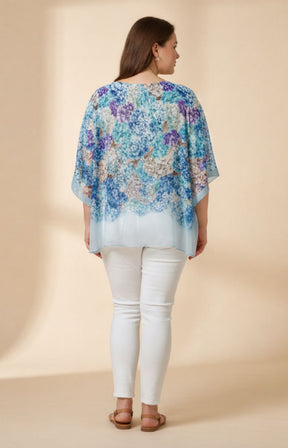 Layla Blouse in Turquoise