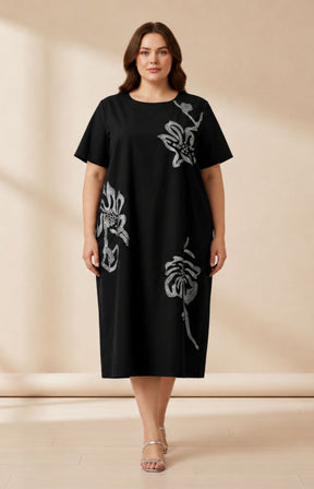 Lena Dress in Black 