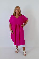 Lexi Dress in Magenta