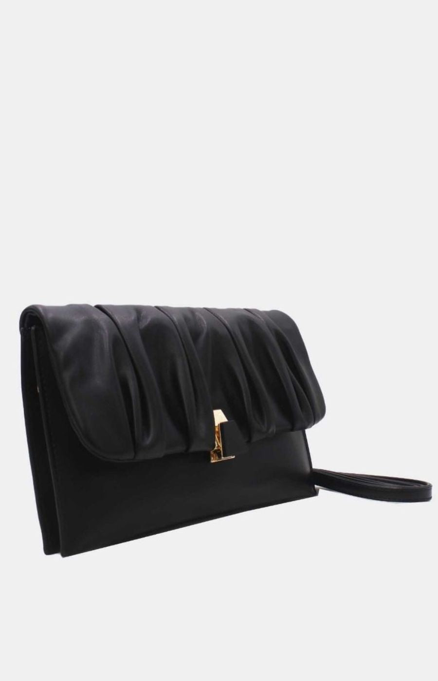 Lily Clutch Bag in Black 