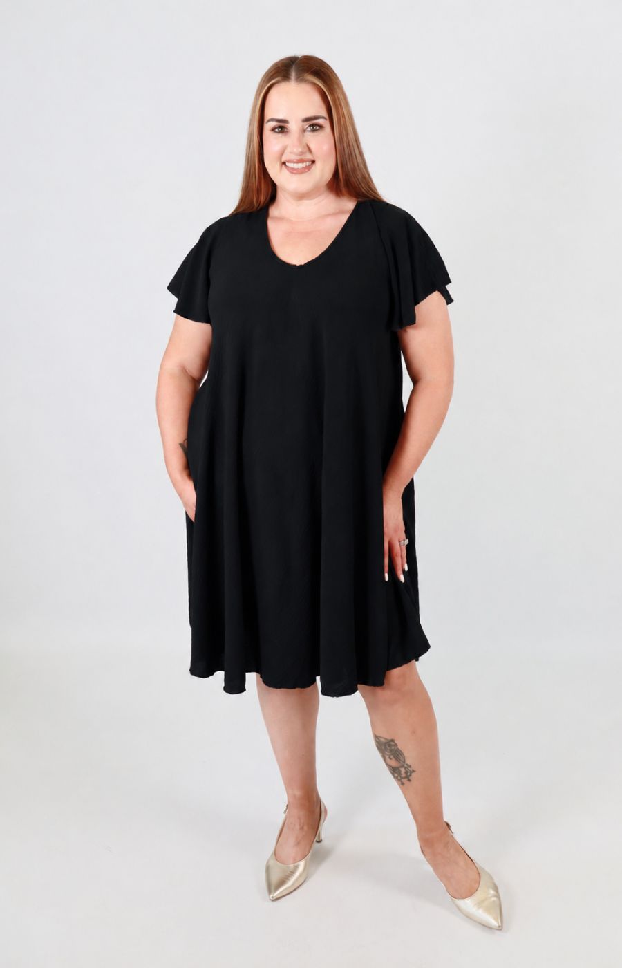 Lina Dress in Black