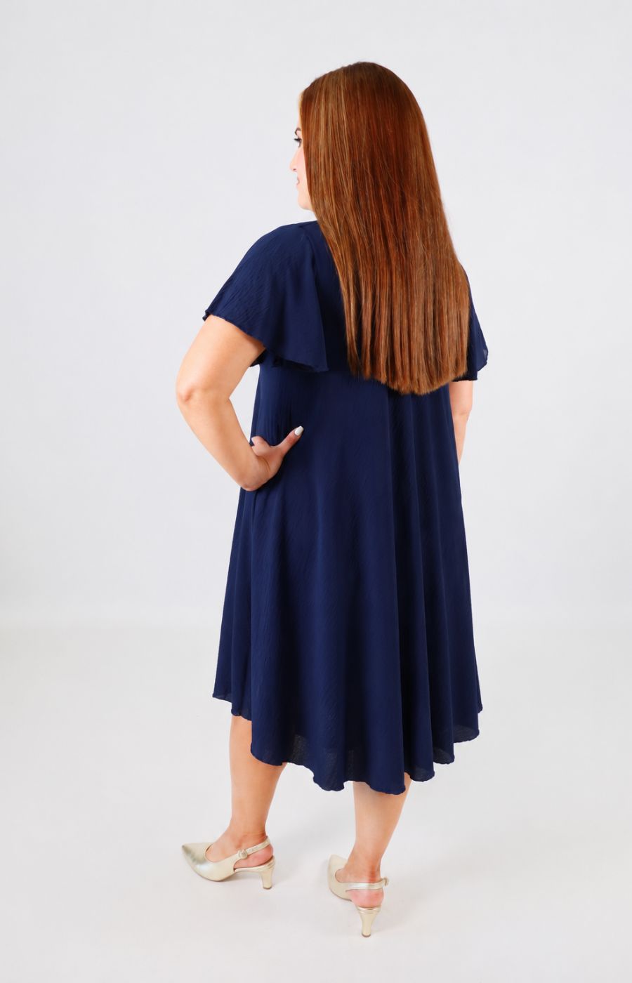 Lina Dress in Navy 