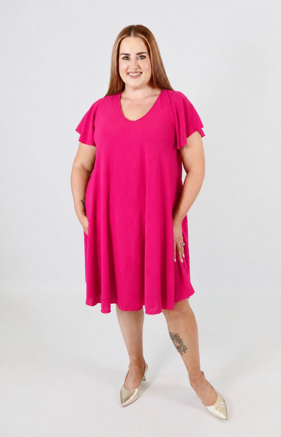 Lina Dress in Pink 