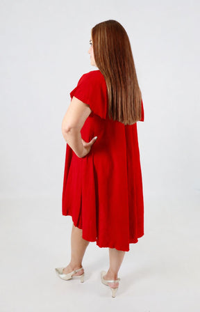 Lina Dress in Red