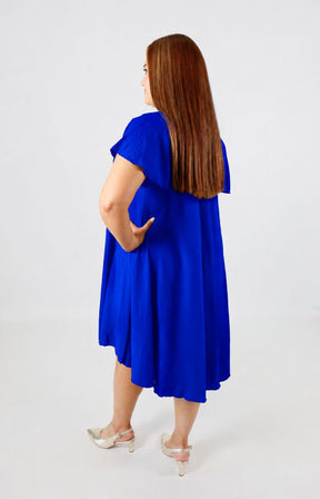 Lina Dress in Royal Blue 