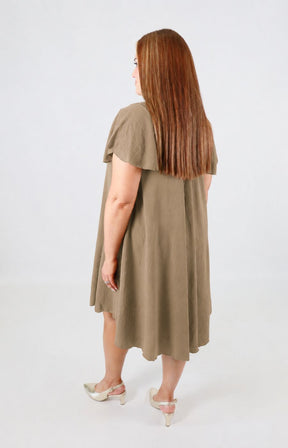 Lina Dress in Taupe 