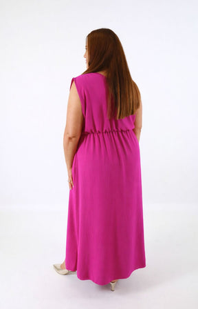 Lisa Dress in Magenta 