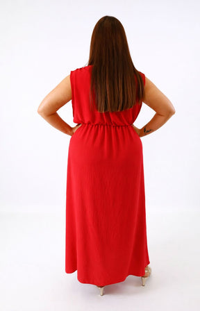 Lisa Dress in Red 