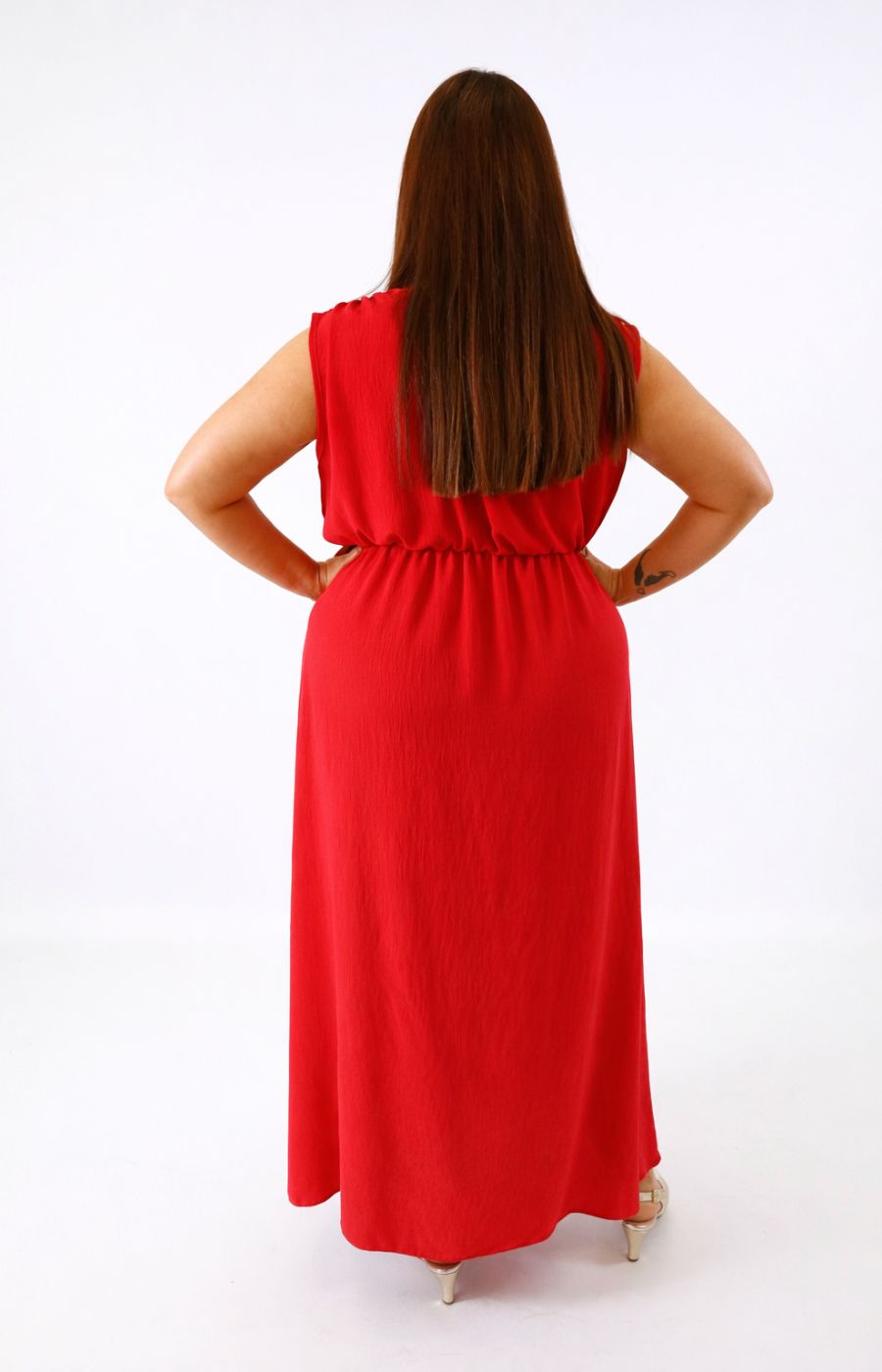 Lisa Dress in Red 