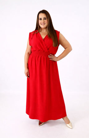 Lisa Dress in Red 