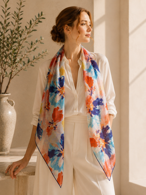 Lisbon Double Sided Scarf 