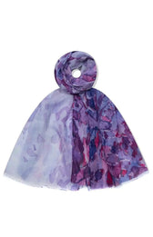 Lola Scarf in Purple, A stunning scarf with purple tones