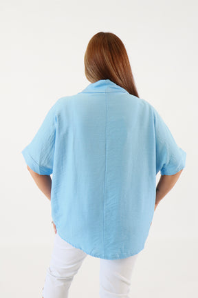 Lottie Blouse in Blue 