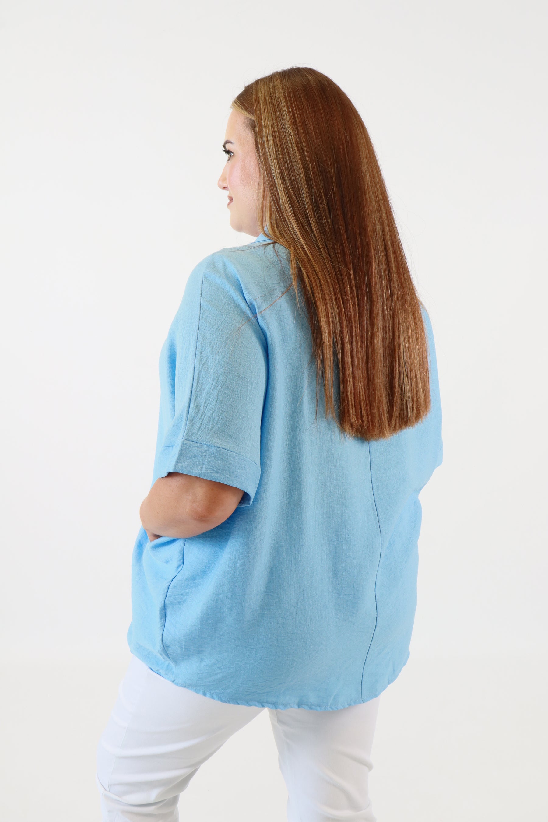 Lottie Blouse in Blue 