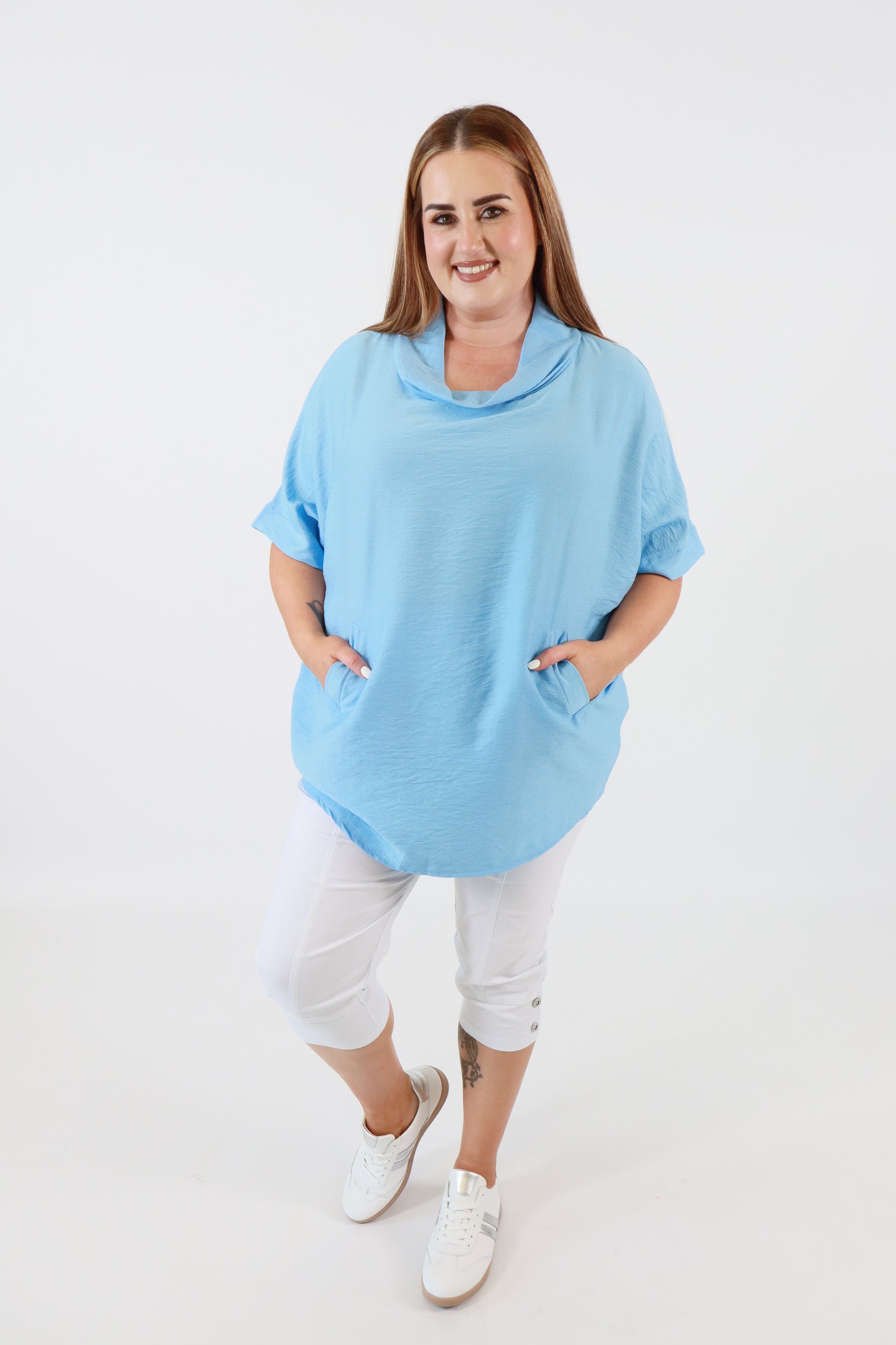 Lottie Blouse in Blue 