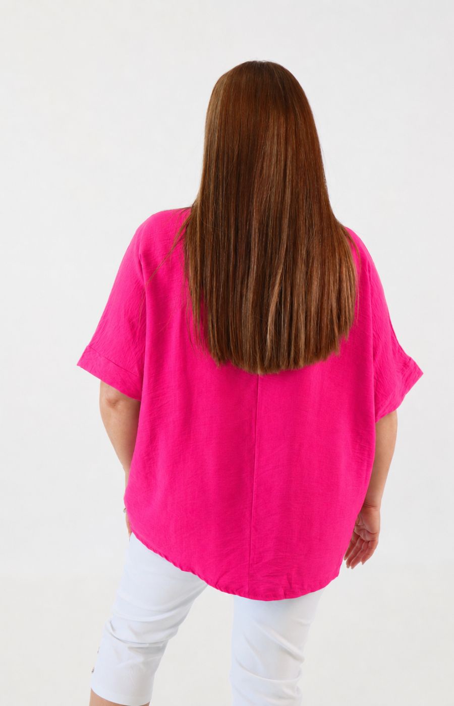Lottie Blouse in Fuchsia 