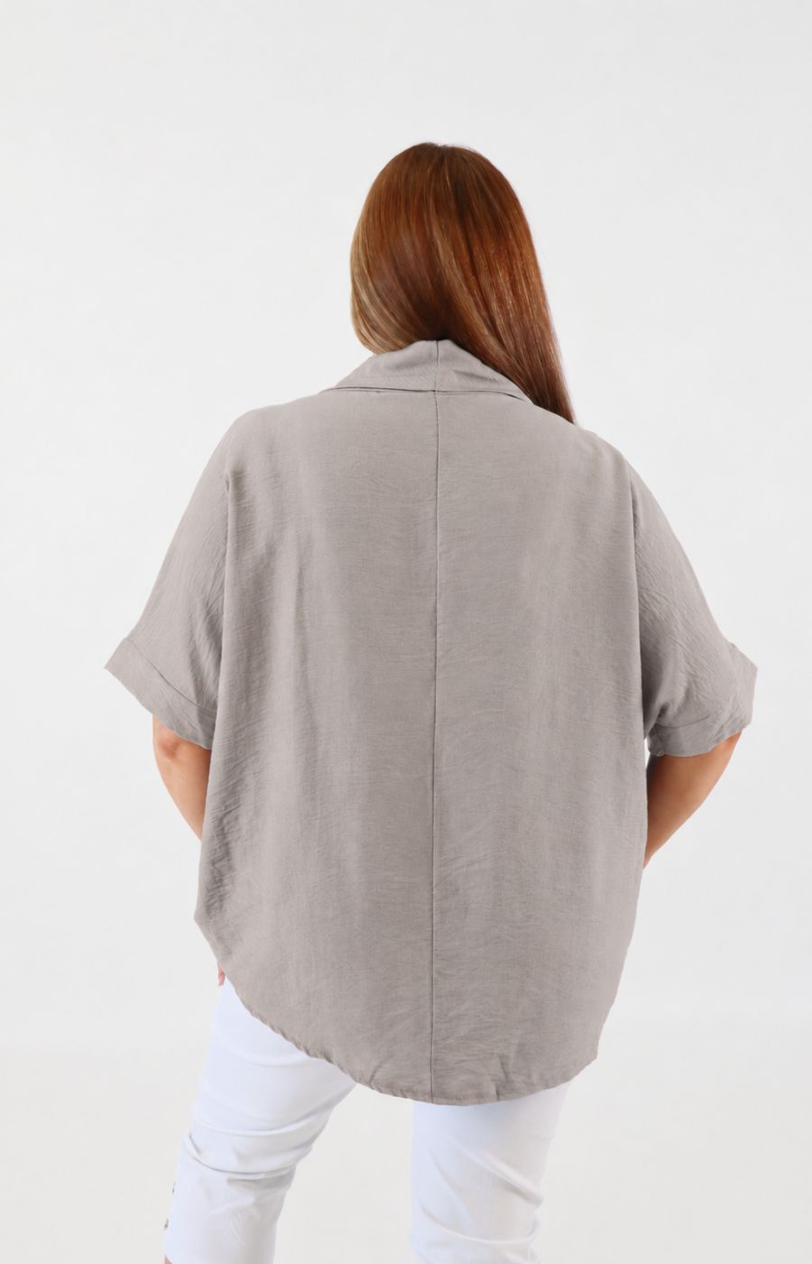 Lottie Blouse in Grey 
