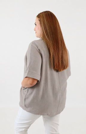 Lottie Blouse in Grey 