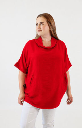 Lottie Blouse in Red 