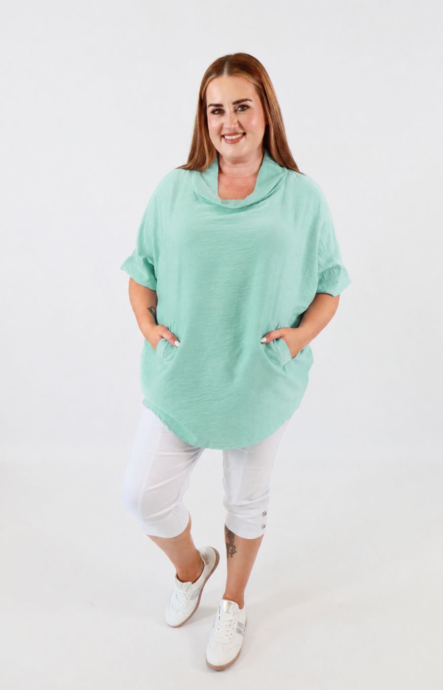 Lottie Blouse in Turquoise 