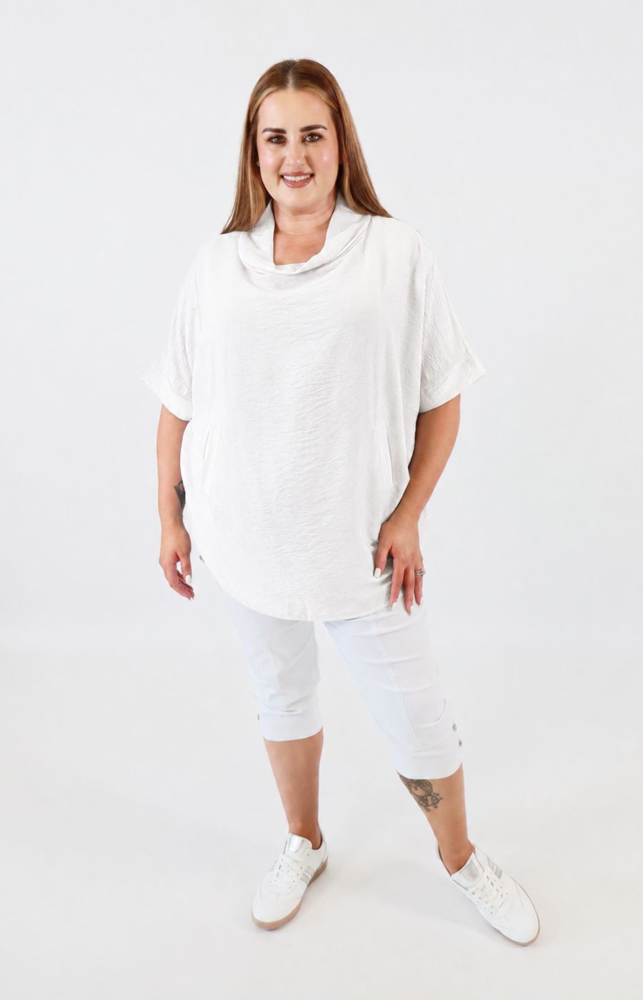 Lottie Blouse in White 