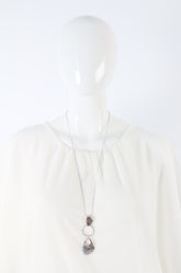 Lucia Necklace in Silver