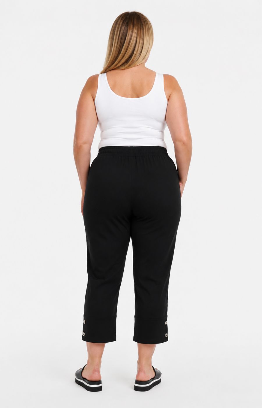 Lucie Crop Trousers Black 