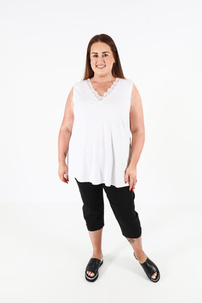 Lucie Crop Trousers Black