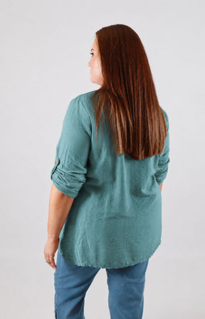Luna Blouse in Khaki 