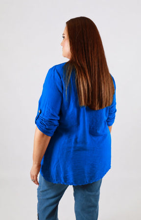 Luna Blouse in Royal Blue 