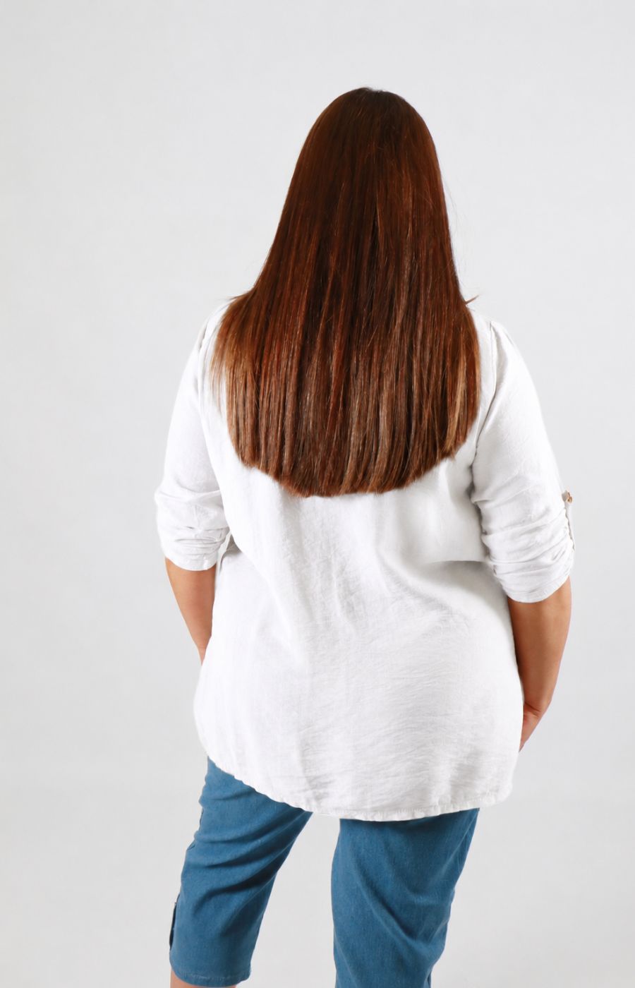 Luna Blouse in White 