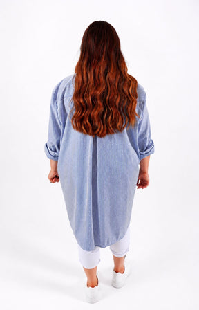 Mabel Sparkle Shirt in Navy 