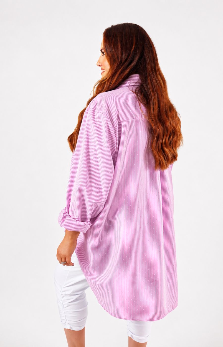 Mabel Sparkle Shirt in Pink 