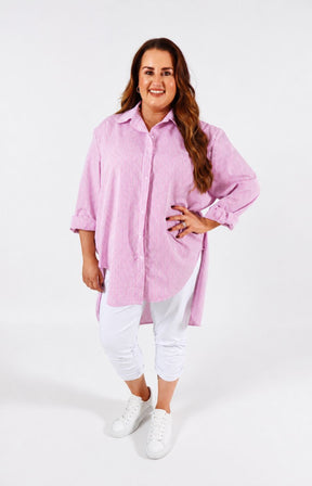 Mabel Sparkle Shirt in Pink