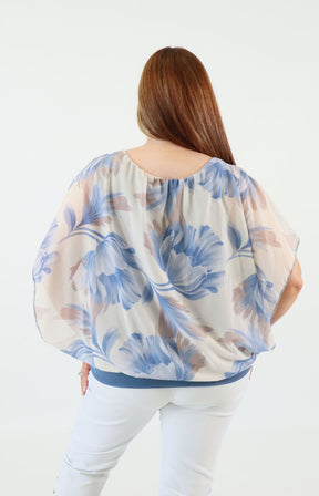 Maeve Blouse in Cornflower Blue 