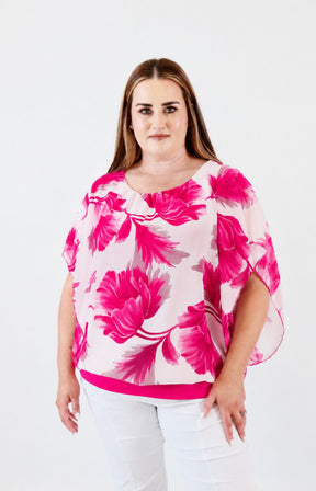 Maeve Blouse in Fuchsia 