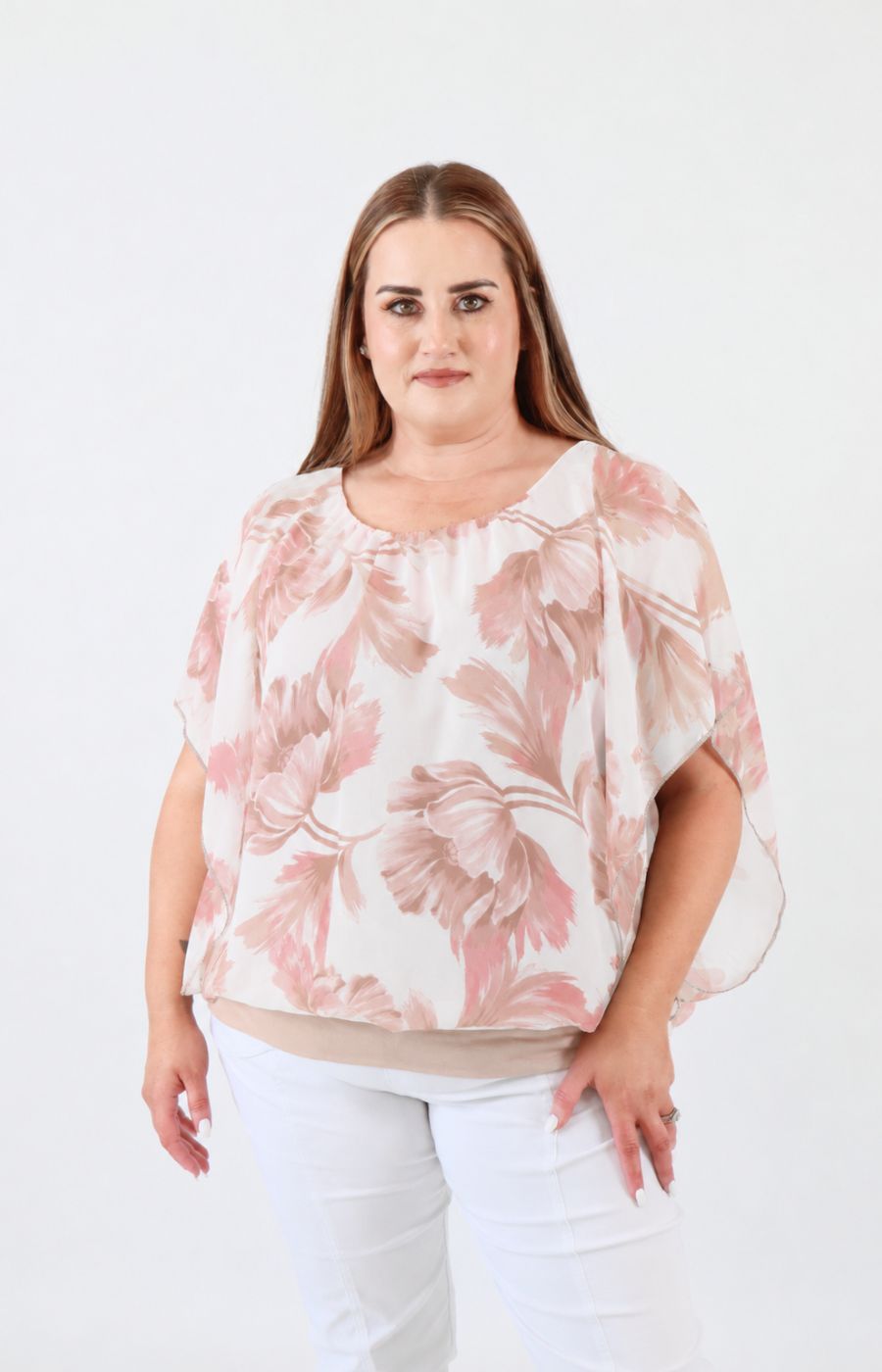 Maeve Blouse in Tan 