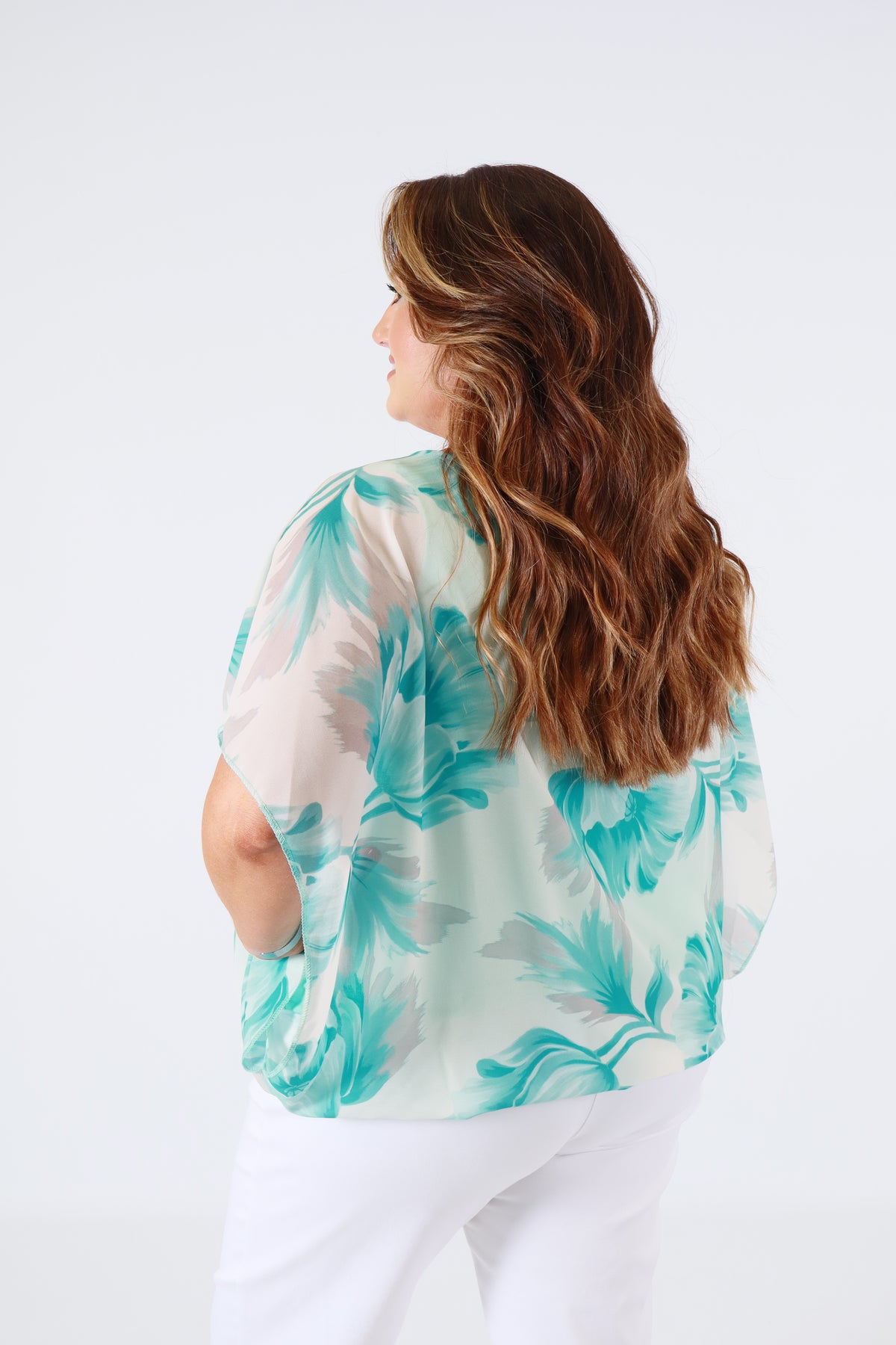 Maeve Blouse in Turquoise