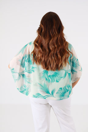 Maeve Blouse in Turquoise