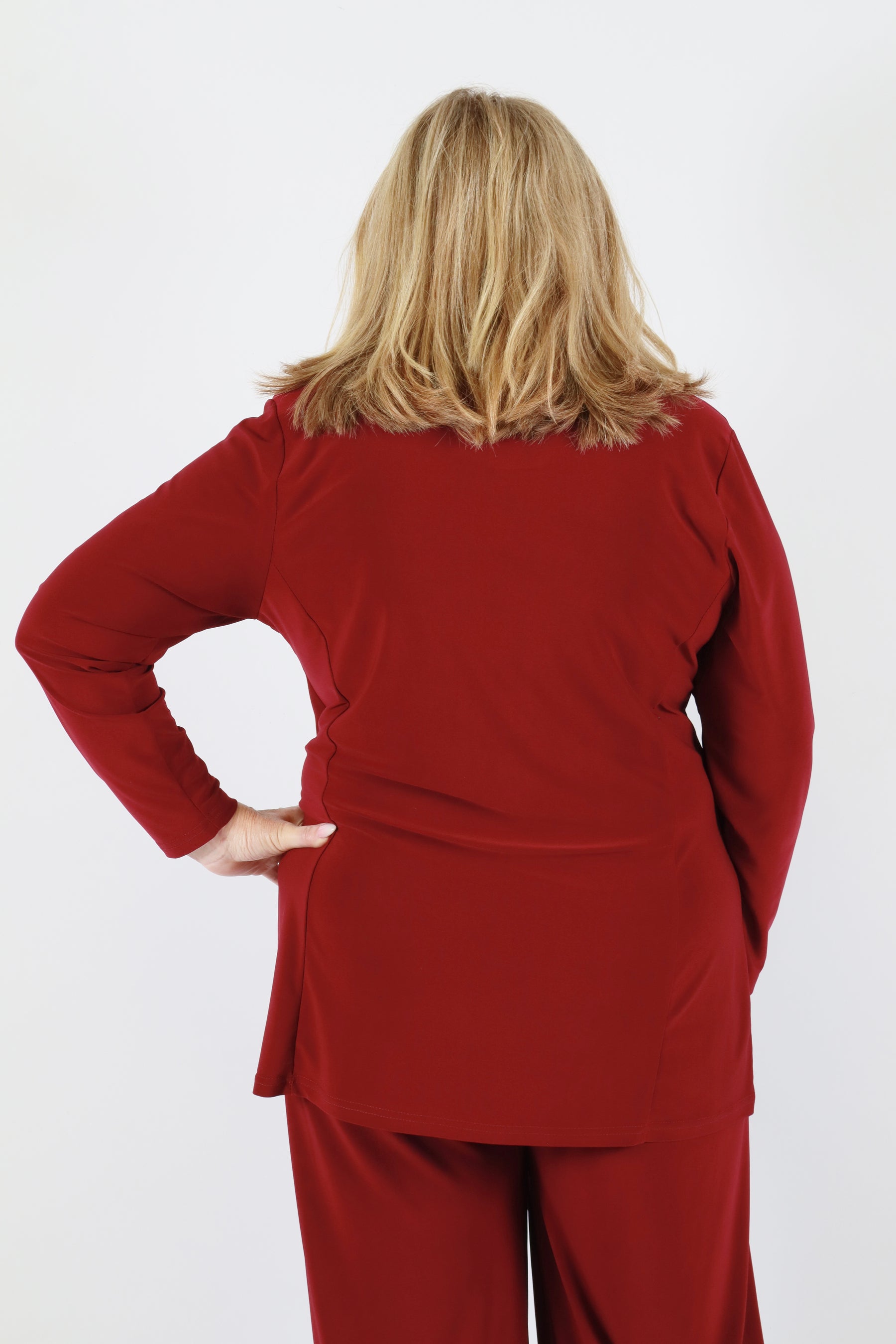 Magna A-Line Top in Wine