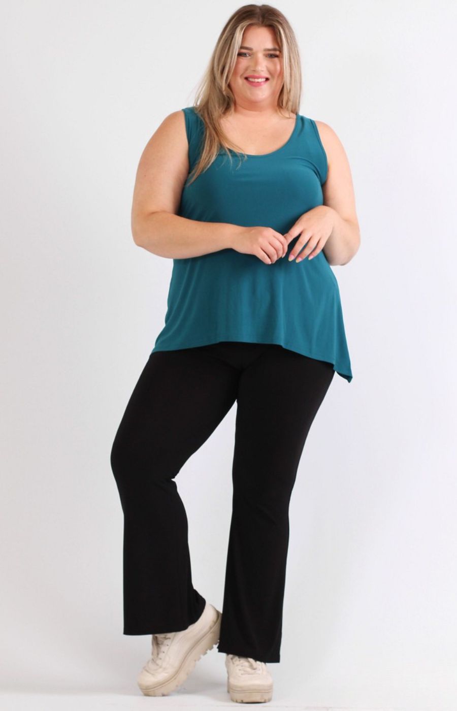 Magna A-Line Vest in Teal