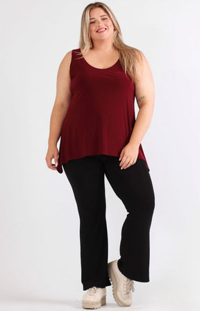 Magna A-Line Vest in Wine