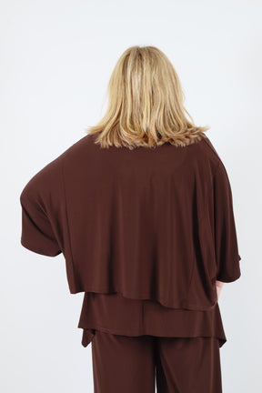 Magna One Size Top in Brown