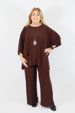 Magna One Size Top in Brown