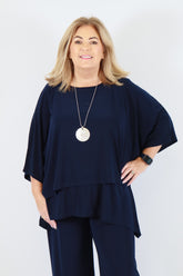Magna One Size Top in Navy