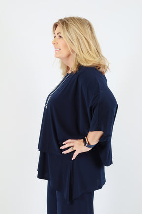 Magna One Size Top in Navy