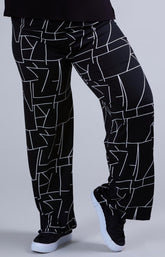 Magna Printed Wide Leg Trousers