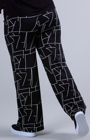 Magna Printed Wide Leg Trousers