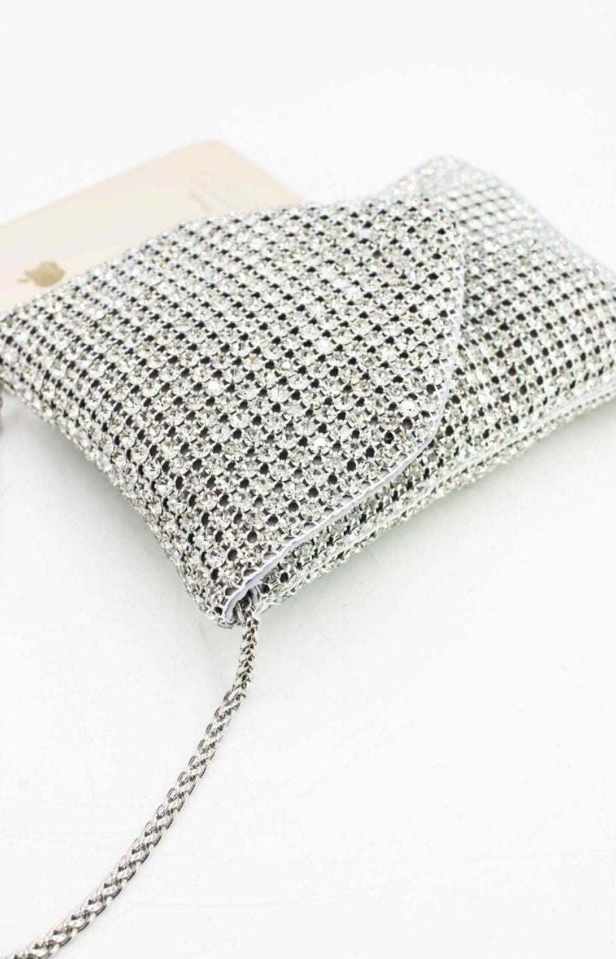 Maisie Phone Bag in Silver 